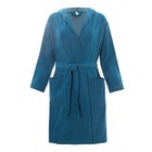 Халат женский, цвет бирюзовый, размер 48 - Фото 5