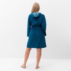 Халат женский, цвет бирюзовый, размер 52 - Фото 4