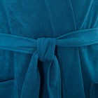 Халат женский, цвет бирюзовый, размер 52 - Фото 7