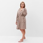 Халат женский, цвет какао с молоком, размер 48 - Фото 3