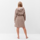 Халат женский, цвет какао с молоком, размер 48 - Фото 6