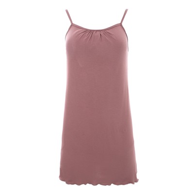 Ночная сорочка женская, цвет сухая роза, размер 52