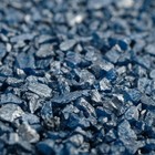 Грунт "Синий металлик" декоративный песок кварцевый,  25 кг фр.1-3 мм - фото 10394808