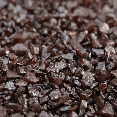 Грунт декоративный  "Шоколадный металлик" песок кварцевый, 25 кг фр.1-3 мм