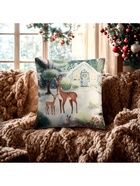 Наволочка декоративная новогодняя «Этель. Зимний лес», 40×40 см, велюр - Фото 2