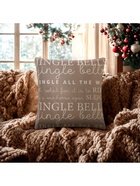 Наволочка декоративная новогодняя «Этель. Jingle bells», 40×40 см, велюр - Фото 2