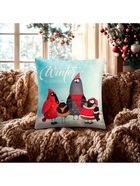 Наволочка декоративная новогодняя «Этель. Winter», 40×40 см, велюр - Фото 2