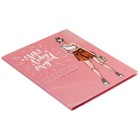 Дневник для 5-11 классов, "Модная девушка", твердая обложка 7БЦ, матовая ламинация, 48 листов - Фото 2