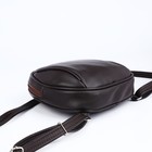 Рюкзак молодёжный на молнии, наружный карман, цвет тёмно-коричневый - Фото 3