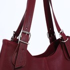 Сумка-мешок L-Craft на молнии, наружный карман, цвет бордовый - Фото 4