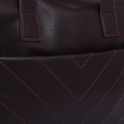 Сумка-саквояж L-Craft на молнии, 2 наружных кармана, цвет коричневый - Фото 4