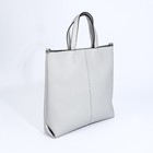 Сумка-тоут L-Craft на молнии, цвет серебряный - фото 22135285