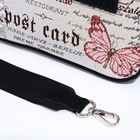 Сумка кросс-боди L-Craft на молнии, наружный карман, цвет чёрный/бежевый - Фото 6