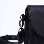 Сумка-мессенджер L-Craft на молнии, наружный карман, цвет чёрный - Фото 5