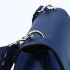 Сумка-мессенджер L-Craft на магнитах, наружный карман, цвет синий - Фото 4
