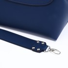 Сумка-мессенджер L-Craft на магнитах, наружный карман, цвет синий - Фото 5