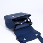 Сумка-мессенджер L-Craft на магнитах, наружный карман, цвет синий - Фото 6