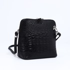 Сумка кросс-боди L-Craft на молнии, наружный карман, цвет чёрный - фото 22135432