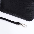 Сумка кросс-боди L-Craft на молнии, наружный карман, цвет чёрный - Фото 6