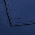 Сумка-мессенджер L-Craft на магните, наружный карман, цвет синий - Фото 3