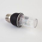 Лампа светодиодная Строб, прозрачная, Е27, 4LED, 3 Вт, 220 В, 3000К, т-белое свечение 50806 - Фото 2