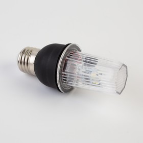 

Лампа светодиодная Строб, прозрачная, Е27, 4LED, 3 Вт, 220 В, 3000К, т-белое свечение 50806