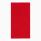 Полотенце махровое 70х130см, красный, 360г/м, 100% хлопок - Фото 2