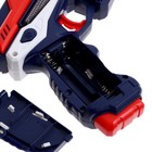 Пистолет Space blaster, свет, звук, работает от батареек, цвет МИКС - фото 3895014