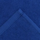 Полотенце махровое 50х80см, синий, 360г/м, 100% хлопок - Фото 4