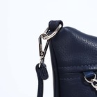 Сумка кросс-боди Janelli на молнии, 2 наружных кармана, цвет синий - Фото 5