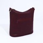 Сумка кросс-боди Janelli на молнии, 2 наружных кармана, цвет бордовый - фото 24740756