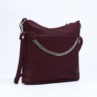 Сумка кросс-боди Janelli на молнии, 2 наружных кармана, цвет бордовый - фото 24740757