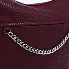 Сумка кросс-боди Janelli на молнии, 2 наружных кармана, цвет бордовый - фото 24740758