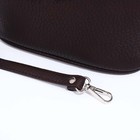 Сумка кросс-боди Janelli на молнии, 2 наружных кармана, цвет коричневый - Фото 6