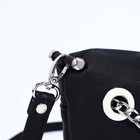 Сумка кросс-боди Janelli на молнии, наружный карман, цвет чёрный - Фото 5