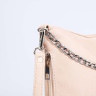 Сумка кросс-боди Janelli на молнии, наружный карман, цвет бежевый - Фото 5