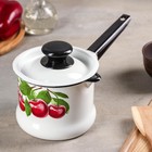 УЦЕНКА Ковш 1 л «Вишневый сад» (белый) - Фото 1