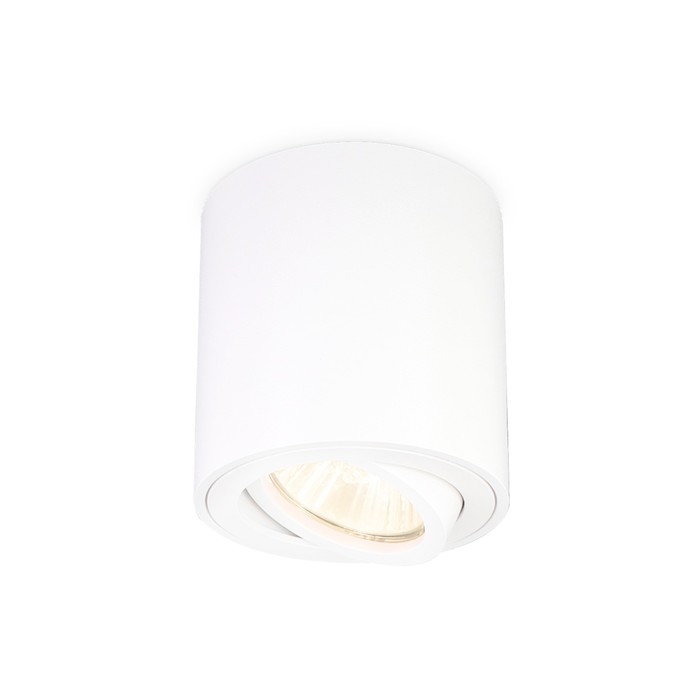 Накладной точечный поворотный Светильник Ambrella light GU5.3/LED max 12 Вт, 80x80x84 мм, цвет белый