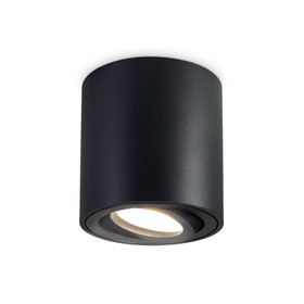 Накладной точечный поворотный Светильник Ambrella light GU5.3/LED max 12 Вт, 80x80x84 мм, цвет чёрный