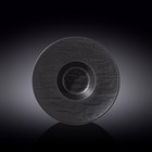 Тарелка глубокая Wilmax England Slate Stone, d=24 см, 200 мл, цвет чёрный сланец - фото 297319880