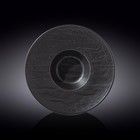 Тарелка глубокая Wilmax England Slate Stone, d=27 см, 250 мл, цвет чёрный сланец - фото 297319882
