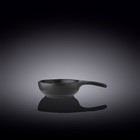 Форма для запекания круглая Wilmax England Slate Stone, с ручкой, 16х10 см, 160 мл, цвет чёрный сланец - Фото 2