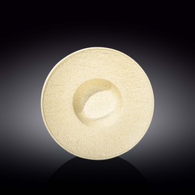 Тарелка глубокая Wilmax England Sand Stone, d=24 см, 200 мл, цвет песочный