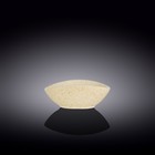 Салатник овальный Wilmax England Sand Stone, размер 13х10х6 см, цвет песочный - Фото 2