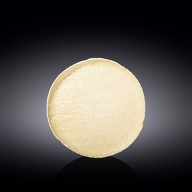 Тарелка круглая Wilmax England Sand Stone, d=20.5 см, цвет песочный
