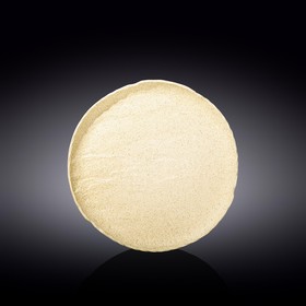 Тарелка круглая Wilmax England Sand Stone, d=23.0 см, цвет песочный