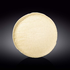 Тарелка круглая Wilmax England Sand Stone, d=28 см, цвет песочный