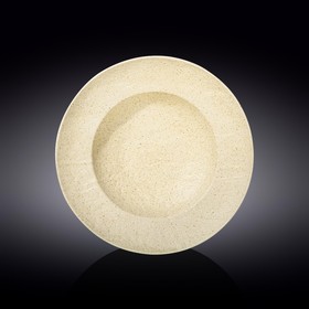 Тарелка глубокая Wilmax England Sand Stone, d=28.5 см, 500 мл, цвет песочный