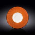 Тарелка глубокая Wilmax England Splach, d=27 см, 250 мл, цвет оранжевый - фото 291579558