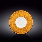 Тарелка глубокая Wilmax England Splach, d=24 см, 200 мл, цвет жёлтый - фото 300712338